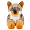Front view of Fluff & Tuff Sterling the Fox dog toy showcasing premium plush fabric, embroidered eyes, durable craftsmanship, and a playful design ideal for dogs who enjoy gentle play and snuggling.