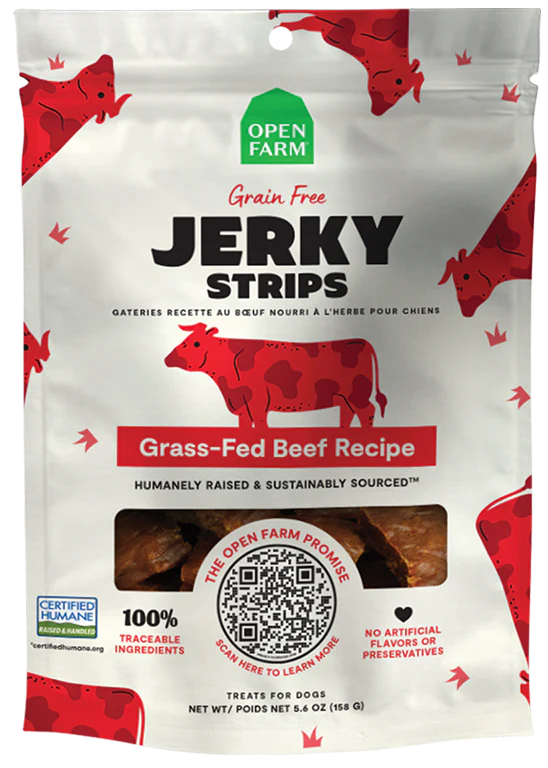 Open Farm - Grass Fed Beef Jerky Strips