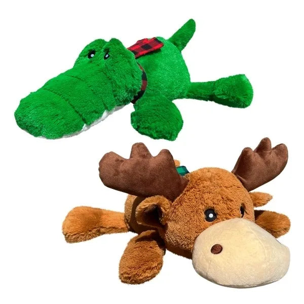 Image featuring Kong Holiday Jumbo Cozie of the Moose and Gator