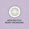 Recycling logo on Crumps’ Naturals Naughty Nibbles bag, indicating eco-friendly, recyclable packaging for sustainable holiday dog treats.