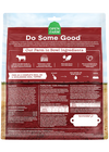 Open Farm Grass-Fed Beef back label detailing premium ingredients and health benefits.