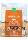 Open Farm Farmer’s Table Pork Freeze Dried Raw bag showing premium, humanely raised pork and organic ingredients for balanced nutrition.