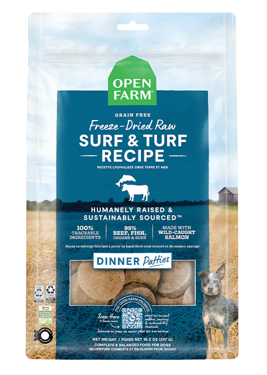 Open Farm - Freeze Dried Raw - Surf & Turf Patties