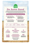 Back view of Open Farm Digestive Health Dog Food bag showcasing ingredient transparency, guaranteed analysis, and feeding guidelines for dogs with digestive concerns.