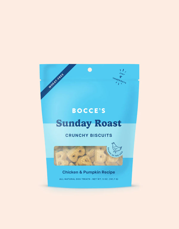 Bocce's Bakery Sunday Roast Crunchy Treats: Savory goodness with real beef, perfect for pups craving a taste of home.