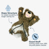 Close-up image showing inside of Tall Tails Rope Body Plush Toys with visible rope interior and eco-friendly stuffing for durability and sustainable play.