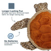 Tall Tails 9” Animated Sea Turtle Plush Toy with reinforced mesh for durability, and no batteries required for animation.