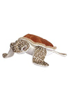 Tall Tails 9” Animated Sea Turtle Plush Dog Toy with twitchy flippers, reinforced mesh fabric, and safe squeaker for engaging, durable, and cuddly play.