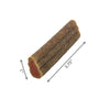 Image showing the dimensions of the large KONG Ziggie dental chew, designed for medium to large dogs to encourage healthy chewing and clean teeth.