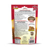 Back view of Benny Bully's Turkey Chops bag, displaying nutritional information and ingredient list.