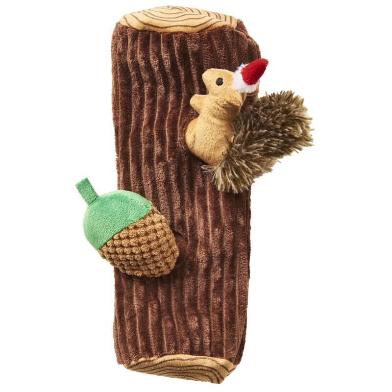 Spot Holiday Pets Squirrel & Log Puzzle Toy