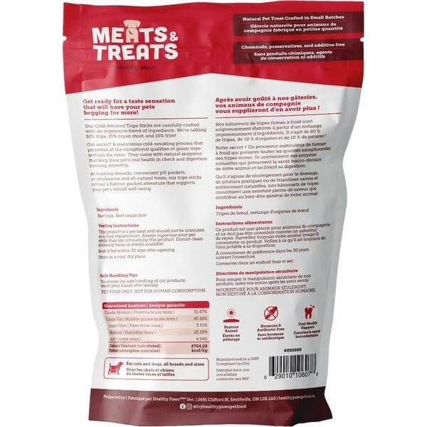 Healthy Paws Meats & Treats - Beef Tripe