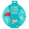 Packaged Messy Mutt Beach Scene lick bowl made from BPA- and PVC-free food-grade silicone, showcasing freezer-, microwave-, and dishwasher-safe durability for everyday slow-feeding enrichment.