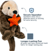 Tall Tails Otter toy featuring reinforced mesh stitching and a safely secured squeaker for durable, worry-free play sessions with your dog.