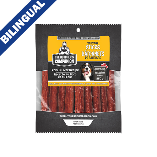 The Butcher's Companion Sausage Sticks Pork & Liver Recipe