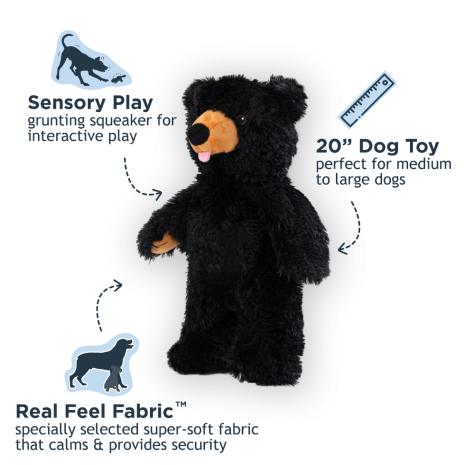 Tall Tails - 20" Stuffless Black Bear