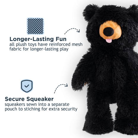 Tall Tails - 20" Stuffless Black Bear