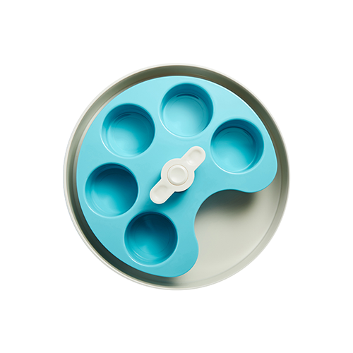 Pet Dream House SPIN Interactive Slow Feeder Bowl - Palette
