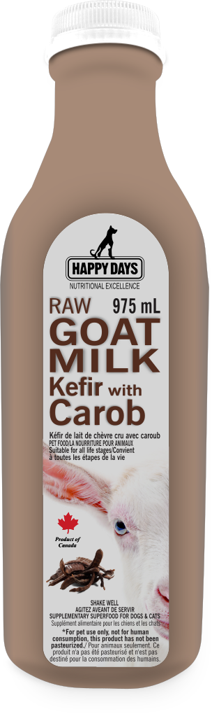 Happy Days - Frozen Raw Goat Milk Kefir With Carob