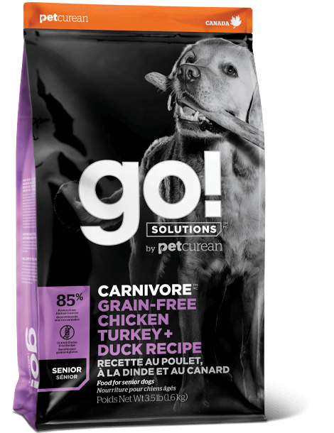 Go! Carnivore Grain Free - Senior - Chicken, Turkey & Duck