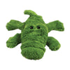 KONG Cozie™ Ali Alligator plush dog toy showcasing its soft, green exterior and friendly design.