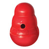 KONG Wobbler, an interactive dog toy and food dispenser, designed to wobble, spin, and dispense treats while providing mental stimulation.