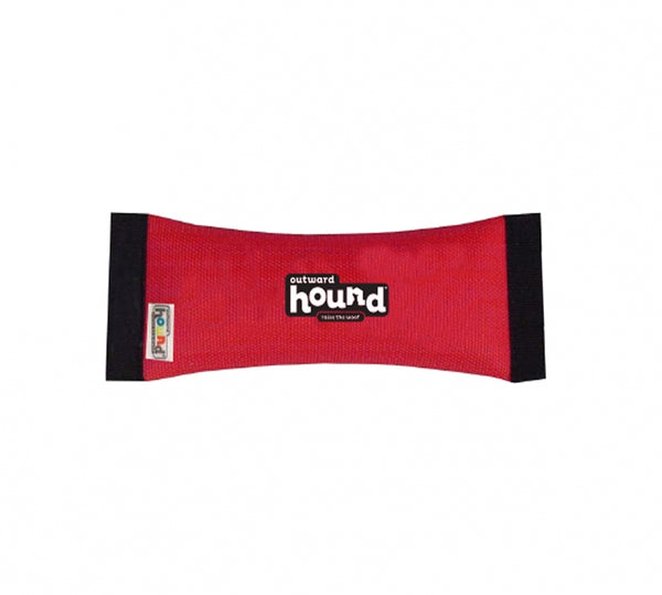 Outward Hound Fire Hose Fetch Dog Toy is a durable dog toy made with real firehose material and double-stitched seams. Great for fetch, tug, and water play. Includes squeaker for extra fun. Floats on water. Built for supervised rough play. Ideal for active dogs of all sizes.
