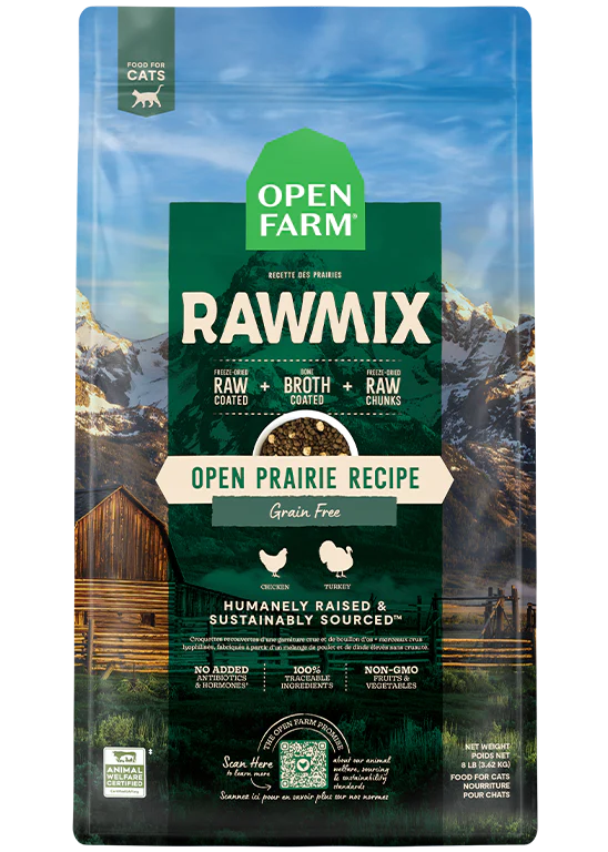 Open Farm Grain Free - Cat Food - RawMix - Open Prairie (Chicken & Turkey)