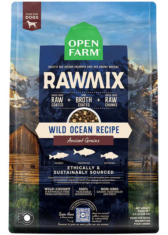 Open Farm Ancient Grains RawMix - Wild Ocean (Salmon, Whitefish & Rockfish)