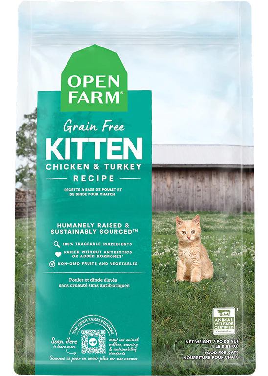 Open Farm Grain Free - Cat Food - Kitten Turkey & Chicken