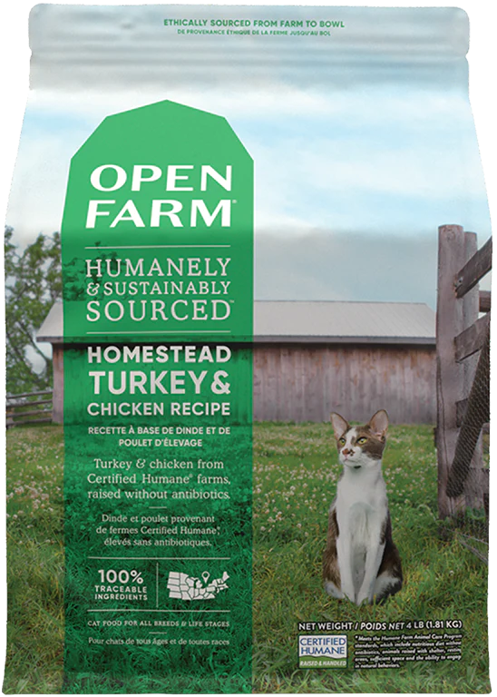 Open Farm Grain Free - Cat Food - Homestead Turkey & Chicken