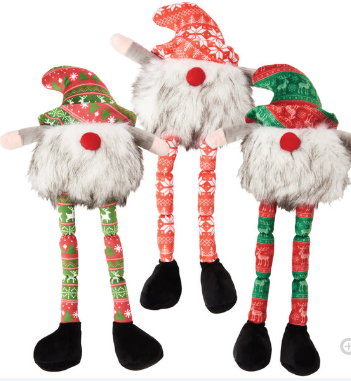 Spot Holiday Pets Holiday Long Legs Gnome Assorted